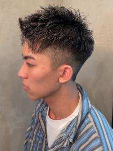 スパイキーショート　メンズショートツーブロック　10代20代 - 完全個室 THIS IS BARBER 3rd掲載