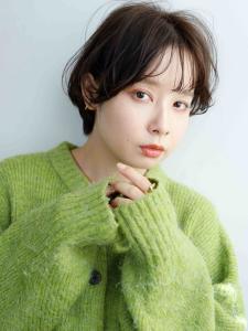 マッシュショート　シースルーバング　ダークブラウン - HAIR&HEADSPA SQUARE＊UNO HAKATA掲載