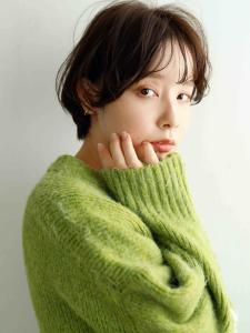 マッシュショート　シースルーバング　ダークブラウン - HAIR&HEADSPA SQUARE＊UNO HAKATA掲載