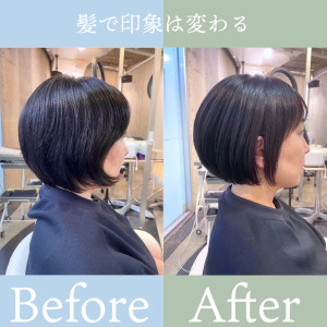 髪で印象は変わる - VoguA掲載