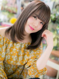 ツヤ髪☆小顔ナチュラルストレート　カーキベージュ - COVER HAIR & SPA bliss【カバーヘア アンド スパ ブリス】浦和/浦和西口店掲載