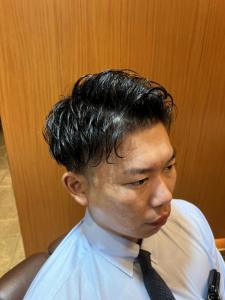 銀座　理容室　メンズビジネスヘアツーブロ刈り上げ - ヘアーモードキクチ 銀座店掲載