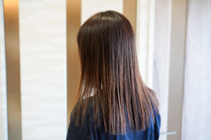 縮毛矯正×切りっぱなしロブ　 Hair straight - mouf -hair&eyelash-掲載