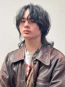 メンズウルフ×ナチュラル波巻きツイストスパイラルパーマ - MENS SALON RUGGED 大野城店掲載