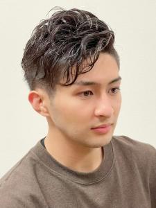 束感ツイストスパイラルツーブロック刈り上げメンズショート - MENS SALON RUGGED 大野城店掲載