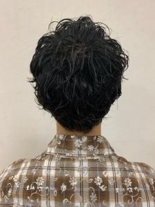 束感爽やかツイストスパイラルパーマ×黒髪メンズショート - MENS SALON RUGGED 大野城店掲載