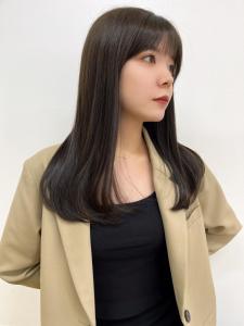 髪質改善　髪質改善ストレート　オリーブベージュ - sweep 平尾掲載