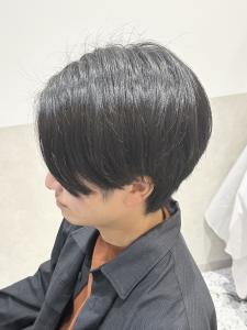 メンズ前下がりセンターパート/20代30代40代/各務原 - 全席個室型美容室 GALLARIA Elegante各務原店掲載