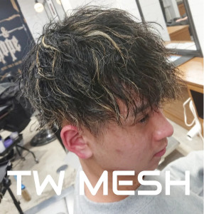 ツイストメッシュ【SHIFT】 - MENS ONLYSALON SHIFT(メンズサロン)掲載