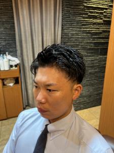 銀座　理容室　メンズビジネスヘアツーブロ刈り上げ - ヘアーモードキクチ 銀座店掲載