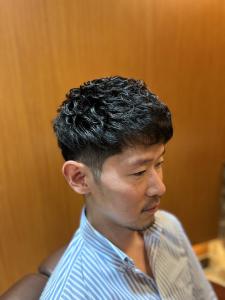 銀座　理容室　大人ナチュラルパーマ刈り上げ - ヘアーモードキクチ 銀座店掲載