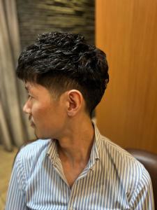 銀座　理容室　大人ナチュラルパーマ刈り上げ - ヘアーモードキクチ 銀座店掲載