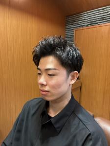 銀座　理容室　アップバングツーブロ刈り上げ - ヘアーモードキクチ 銀座店掲載