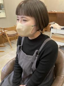 ブリーチ無しオリーブベージュ - mallow*花屋併設の美容院*掲載