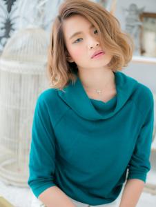 インナーカラーオレンジカラー小顔大人ボブ　ボブパーマ - mod's hair 越谷西口店【モッズヘア】掲載