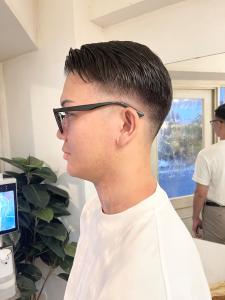メンズ黒髪フェードカットビジネスショート短髪人気ヘア30代4 - CHAINON掲載