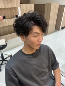 ７：３パート×くせ毛風パーマ　１０代２０代３０代　【篠崎】 - Ash 長津田店掲載