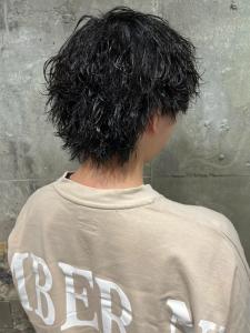 ウルフ波巻きツイストスパイラルミックスパーマ×メンズショート - MEN'S SALON alfRed 瑞穂店掲載
