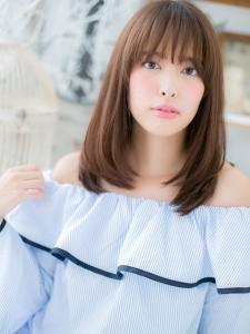 オリーブグレージュ斜めバング小顔ワンカール　アースカラー - mod's hair【モッズヘア】越谷/越谷西口店掲載
