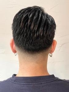 束感　メンズショート　ツーブロック　黒髪　刈り上げ　ビジネス - THIS IS BARBER 2nd掲載