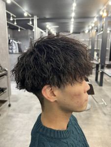 【ツイストスパイラルパーマ】束感ツーブロックマッシュ！ - Men's salon RISE TOKYO 渋谷店掲載
