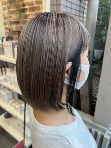 インナーカラー　グレージュ×ブラック - ЯH掲載
