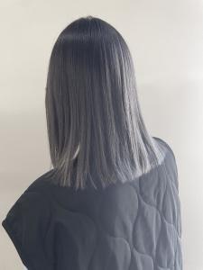 グラデーション/アッシュグレー/ブリーチカラー - ungu GALLERY掲載