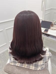 ブリーチなし＊秋にもオススメワインレッド＊新井 - Lilme掲載