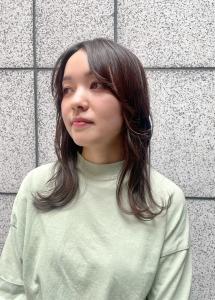 【福岡天神赤坂】20代30代/レイヤー/くびれヘア/ひし形