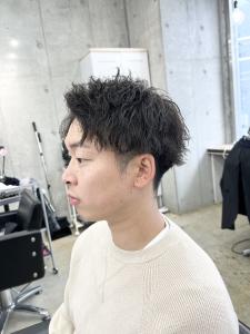 赤羽メンズカットパーマツイストスパイラル短髪アップバング - agir hair 赤羽【アジールヘア】赤羽駅南口店掲載