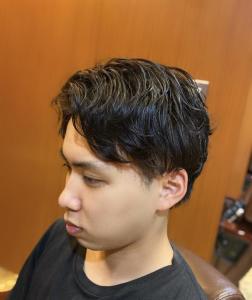 銀座 ツーブロック ゆるふわパーマ - ヘアーモードキクチ 銀座店掲載