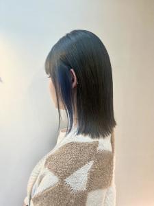 黒髪/グレーベージュ/レイヤーロング/前髪パーマ/仙台 - ブリーチ&トリートメント&ショート HETTU 仙台駅前店掲載