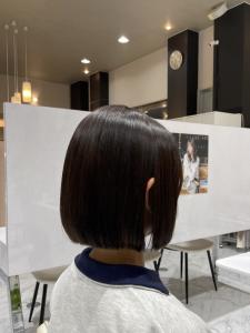 切りっぱなしボブ - HEARTS hair's五日市店掲載