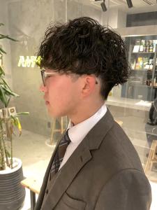 ツイストスパイラルパーマ　マッシュショート　ツーブロック - Men's Salon bloc掲載