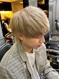 10代20代　マッシュショート　ウルフ　ブリーチ【札幌】 - THIS IS BARBER掲載