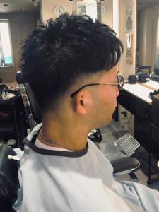 爽やか　メンズショート　黒髪　束感　ツーブロック【札幌】 - THIS IS BARBER掲載
