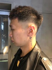刈り上げ　フェードカット　短髪　黒髪　メンズショート【札幌】 - THIS IS BARBER掲載