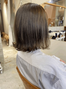 《花屋併設》赤み消しカラー　オリーブベージュ　大人可愛い - mallow*花屋併設の美容院*掲載