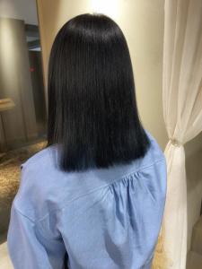 《花屋併設》透明感カラーネイビーグレー - mallow*花屋併設の美容院*掲載