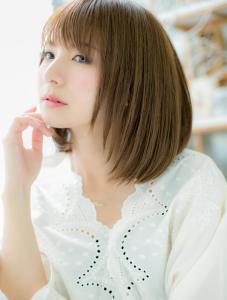 透け感斜めバング前下がりエアーストレート　ことりベージュ - mod's hair【モッズヘア】越谷/越谷西口店掲載