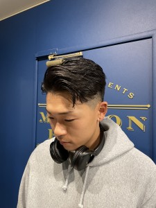 かき上げショート　毛流れショート - Million Bucks barber shop 上野掲載