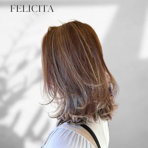 【FELICITA】外国人風バレイヤージュ×大人可愛いボブ - FELICITA RicorsO掲載