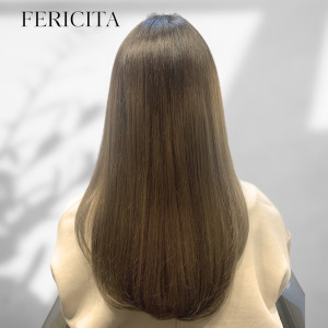 【FELICIT】艶髪ロング×ミルクティーベージュ - FELICITA RicorsO掲載