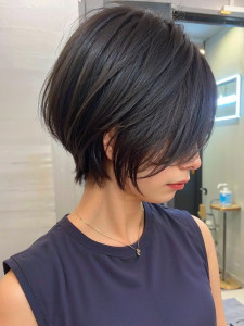 ?40歳に向けた秋冬シフォンショート - marju銀座掲載