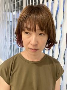 イヤリングカラーボブ　インナーカラー　 - piquetoile掲載