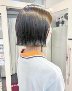 切りっぱなしオリーブベージュボブ【横浜】 - Neolive aim 横浜店掲載