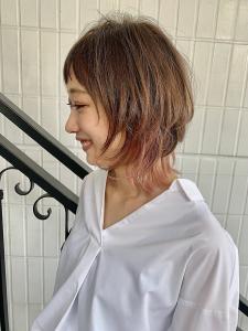 10代20代/大人可愛い/インナーカラー/ウルフ/ケアブリー - QUALIS 赤塚店掲載