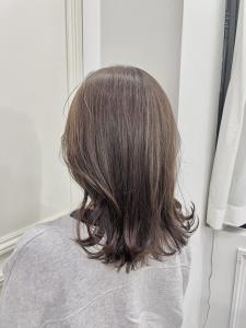 黒髪/グレーベージュ/レイヤーロング/前髪パーマ/仙台 - ブリーチ&トリートメント&ショート HETTU 仙台駅前店掲載