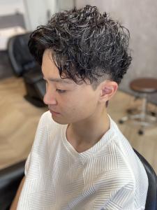 メンズパーマ　ツーブロック　スパイラルパーマ - Hair salon for Men idea掲載