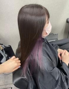 インナーカラー pink - newi hair&treatment 秋田掲載
